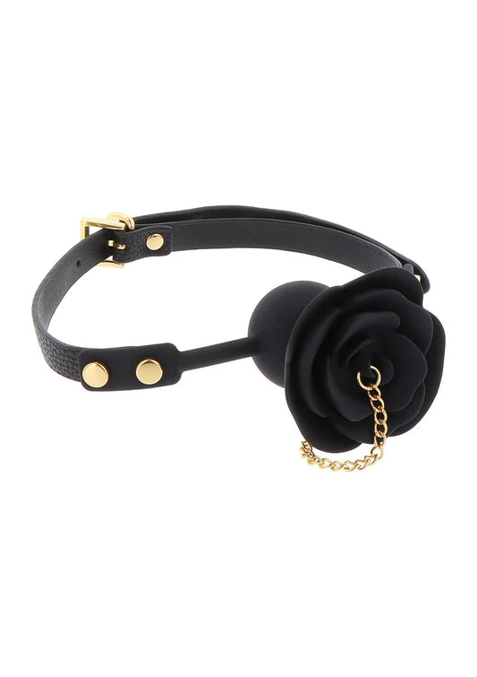 Rose Ball Gag with Plug by Taboom