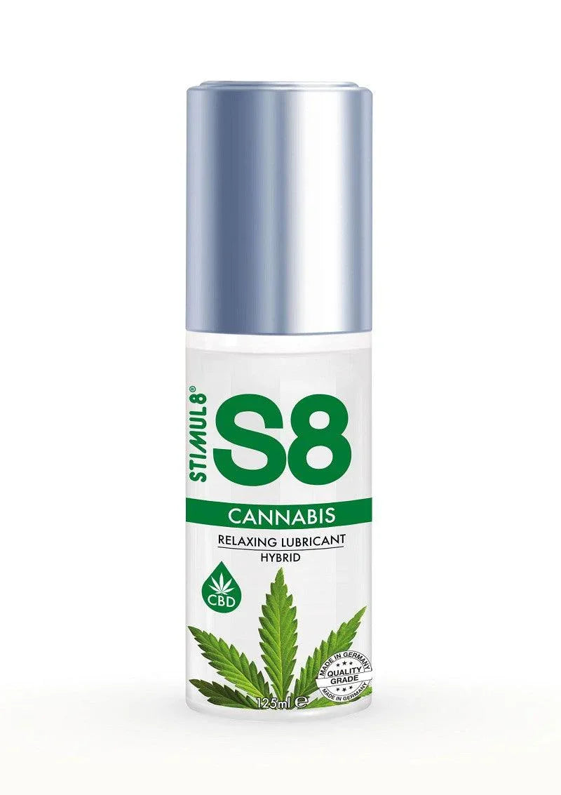 S8 Hybrid Cannabis Lube 125ml glijmiddel met CBD - Happytoys Sexshop: Toys for Feeling Happy & Easy 😊 - Discreet geleverd