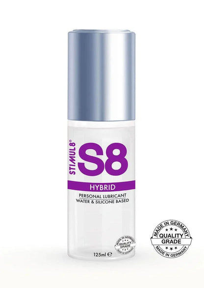 S8 Hybrid Lube 125ml Glijmiddel - Happytoys Sexshop: online sex shop for Feeling Happy & Easy 😊 - Discreet geleverd