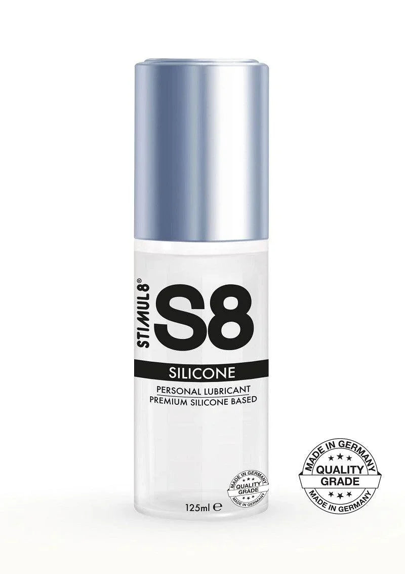 S8 Premium Silicone Lube 125ml Glijmiddel - Happytoys Sexshop: Toys for Feeling Happy & Easy 😊 - Discreet geleverd