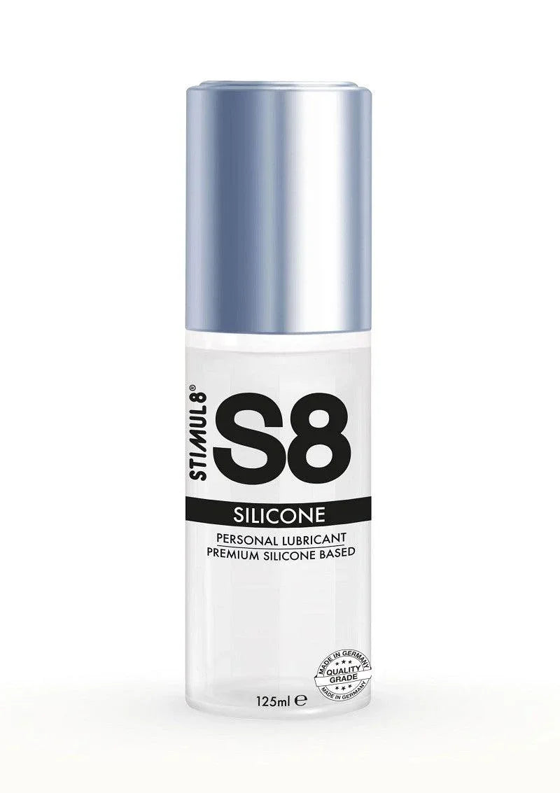 S8 Premium Silicone Lube 125ml Glijmiddel - Happytoys Sexshop: Toys for Feeling Happy & Easy 😊 - Discreet geleverd