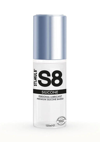 S8 Premium Silicone Lube 125ml Glijmiddel - Happytoys Sexshop: online sex shop for Feeling Happy & Easy 😊 - Discreet geleverd