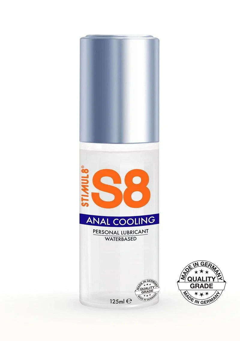 S8 Waterbased Cooling Anal Lube 125ml Verkoelend anaal glijmiddel - Happytoys Sexshop: Toys for Feeling Happy & Easy 😊 - Discreet geleverd