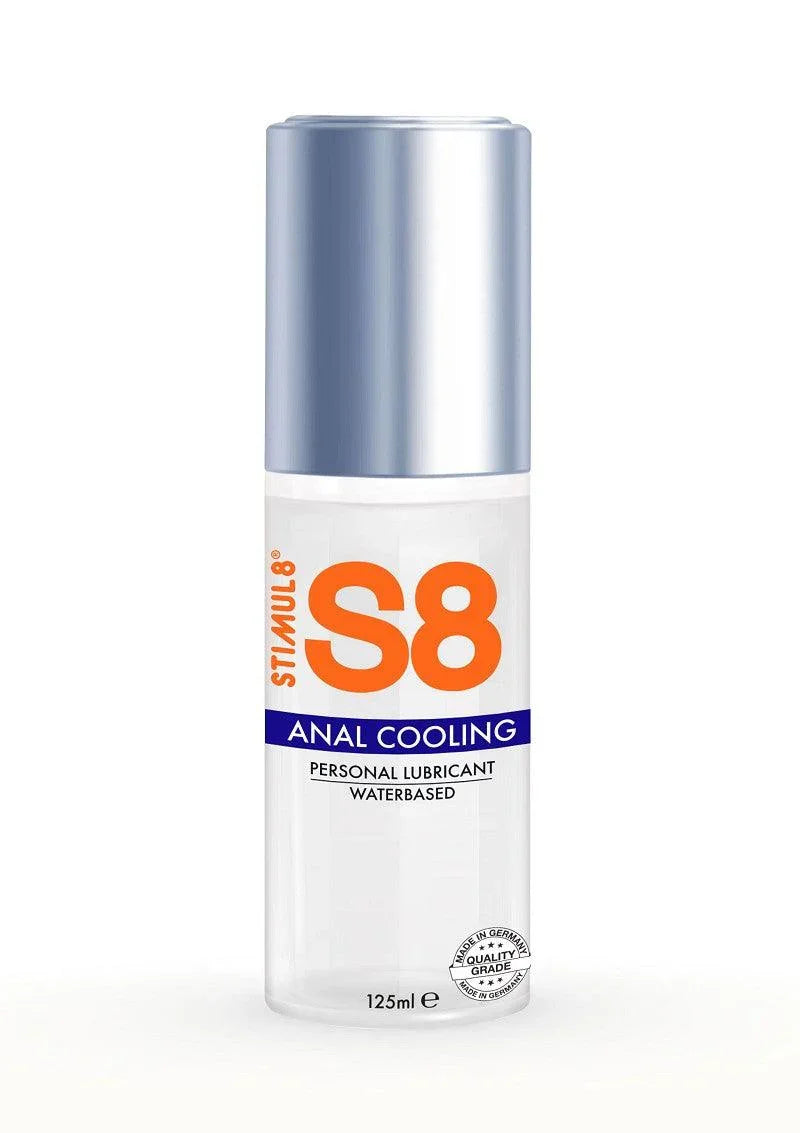S8 Waterbased Cooling Anal Lube 125ml Verkoelend anaal glijmiddel - Happytoys Sexshop: Toys for Feeling Happy & Easy 😊 - Discreet geleverd