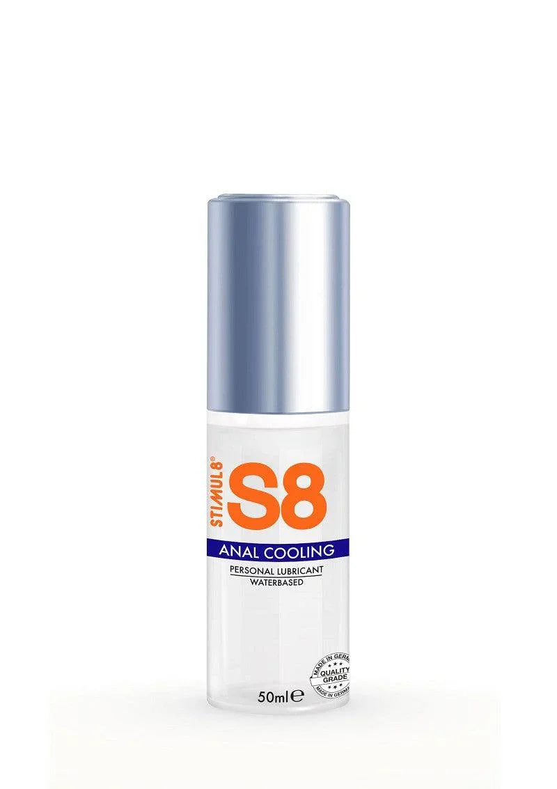 S8 Waterbased Cooling Anal Lube 50ml verkoelend anaal glijmiddel - Happytoys Sexshop: Toys for Feeling Happy & Easy 😊 - Discreet geleverd