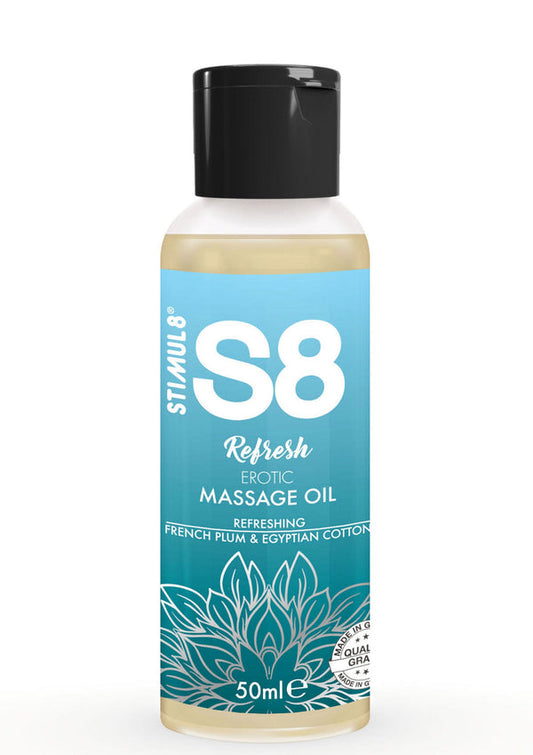 S8_Massage_Oil_50_ml_by_Stimul8 | bestel discreet online bij Happytoys, de erotische webshop geleid door een vrouw.