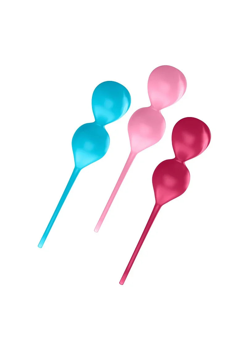 V-Balls 3pcs by Satisfyer - Happytoys Sexshop: Toys for Feeling Happy & Easy 😊 - Discreet geleverd