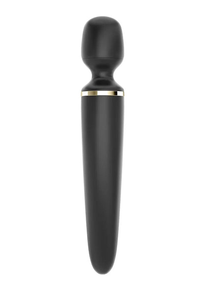 Wand-er women vibrator Black by Satisfyer - Happytoys Sexshop: Toys for Feeling Happy & Easy 😊 - Discreet geleverd