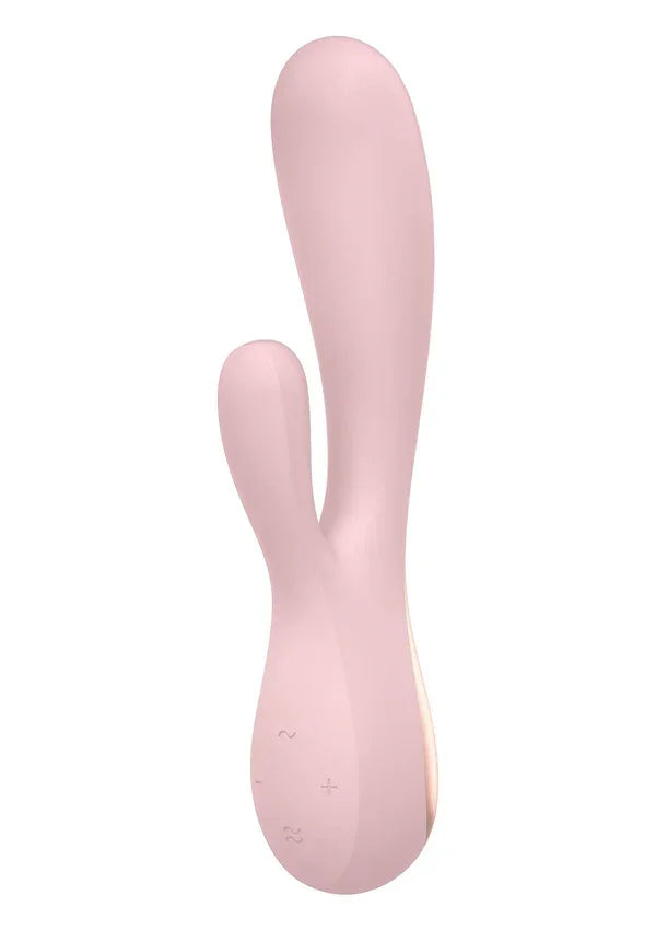 Mono Flex Mauve / incl. Bluetooth and App by Satisfyer - Happytoys Sexshop: Toys for Feeling Happy & Easy 😊 - Discreet geleverd