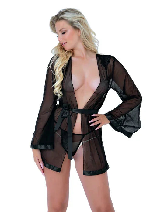 Sheer Kimono and String by Daring Intimates