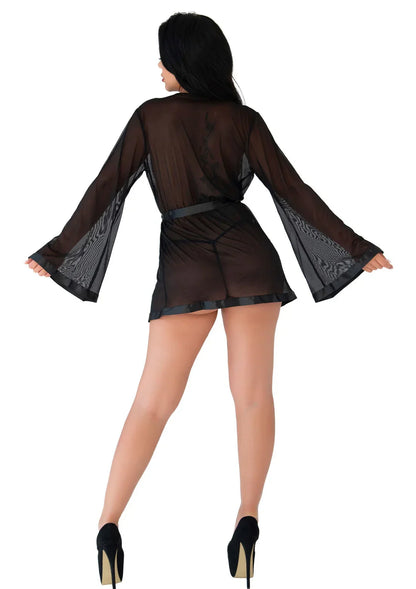 Sheer Kimono and String by Daring Intimates