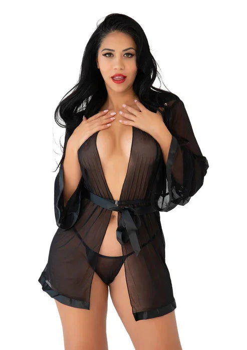 Sheer Kimono and String by Daring Intimates