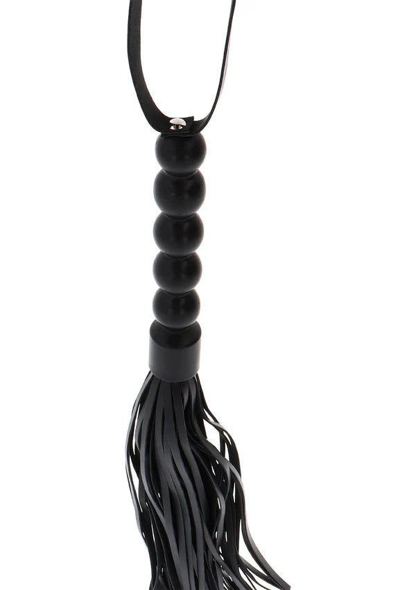Short Beaded Flogger Whip by Hidden Desire