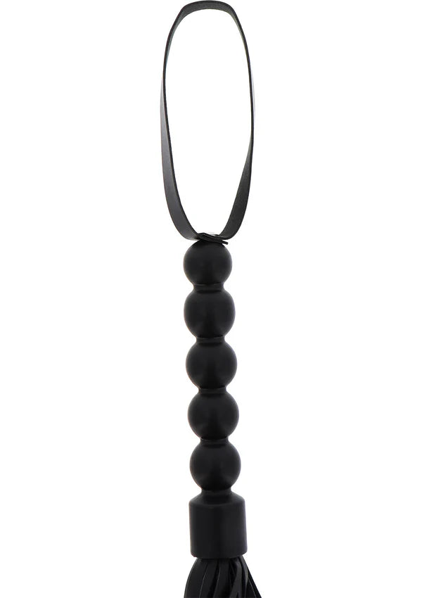 Short Beaded Flogger Whip by Hidden Desire