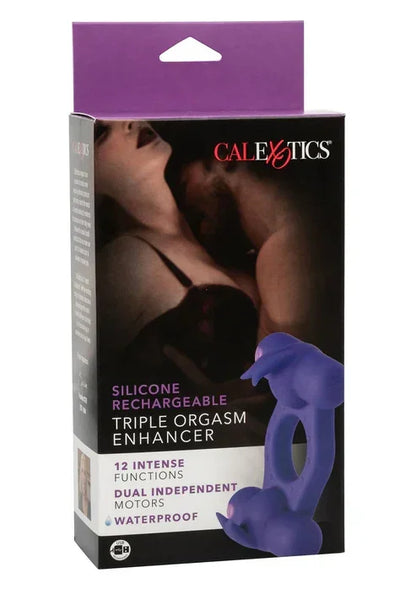SiliconeRechargeableTripleOrgasmEnhancerbyCalExotics2 @ Happytoys Sexshop: online sex shop for Feeling Happy & Easy 😊 the erotic store owned by a woman