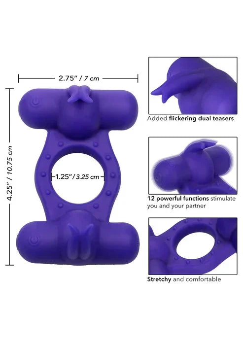 SiliconeRechargeableTripleOrgasmEnhancerbyCalExotics3 @ Happytoys Sexshop: online sex shop for Feeling Happy & Easy 😊 the erotic store owned by a woman