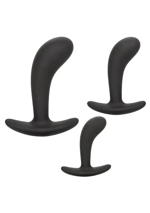 Bestel: Silicone Prostate Kit by CalExotics - bij Happytoys: de erotische sex webshop | liever Happy dan Easy ⭐⭐⭐⭐⭐ - Default Title - 16686 - BLACK