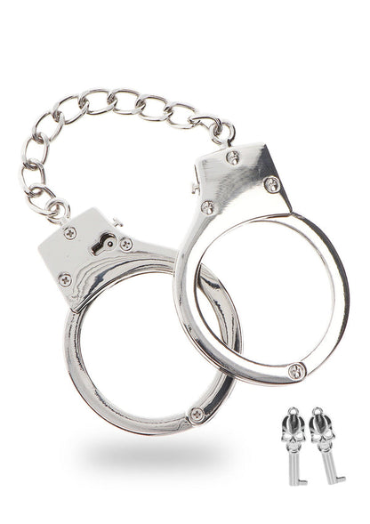 Silver Plated BDSM Handcuffs by Taboom Luxury Bondage Essentials