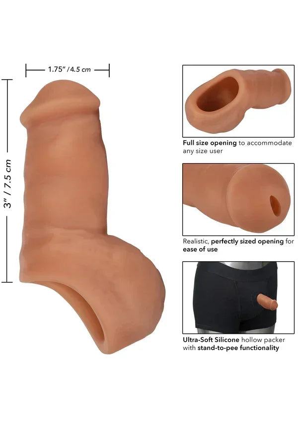 Soft Silicone Stand-To-Pee Skin Light Skin by CalExotics - Happytoys Sexshop: Toys for Feeling Happy & Easy 😊 - Discreet geleverd