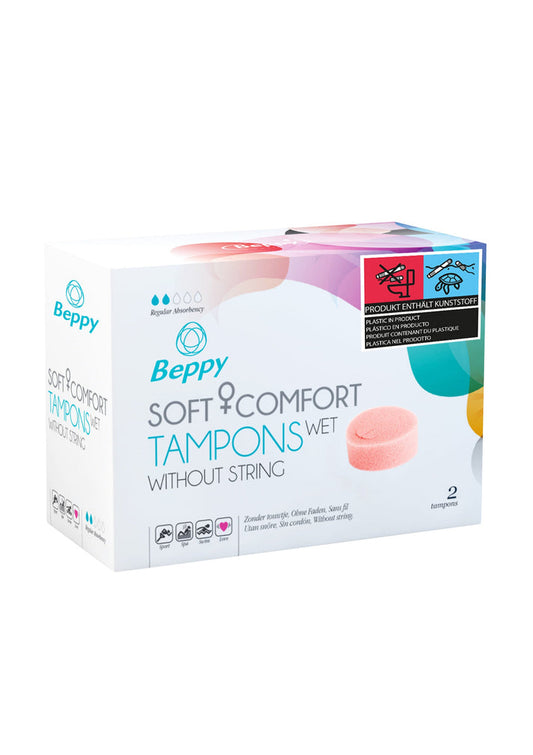 Bestel: Soft & Comfort Wet 2 pcs by Beppy - bij Happytoys: de erotische sex webshop | liever Happy dan Easy ⭐⭐⭐⭐⭐