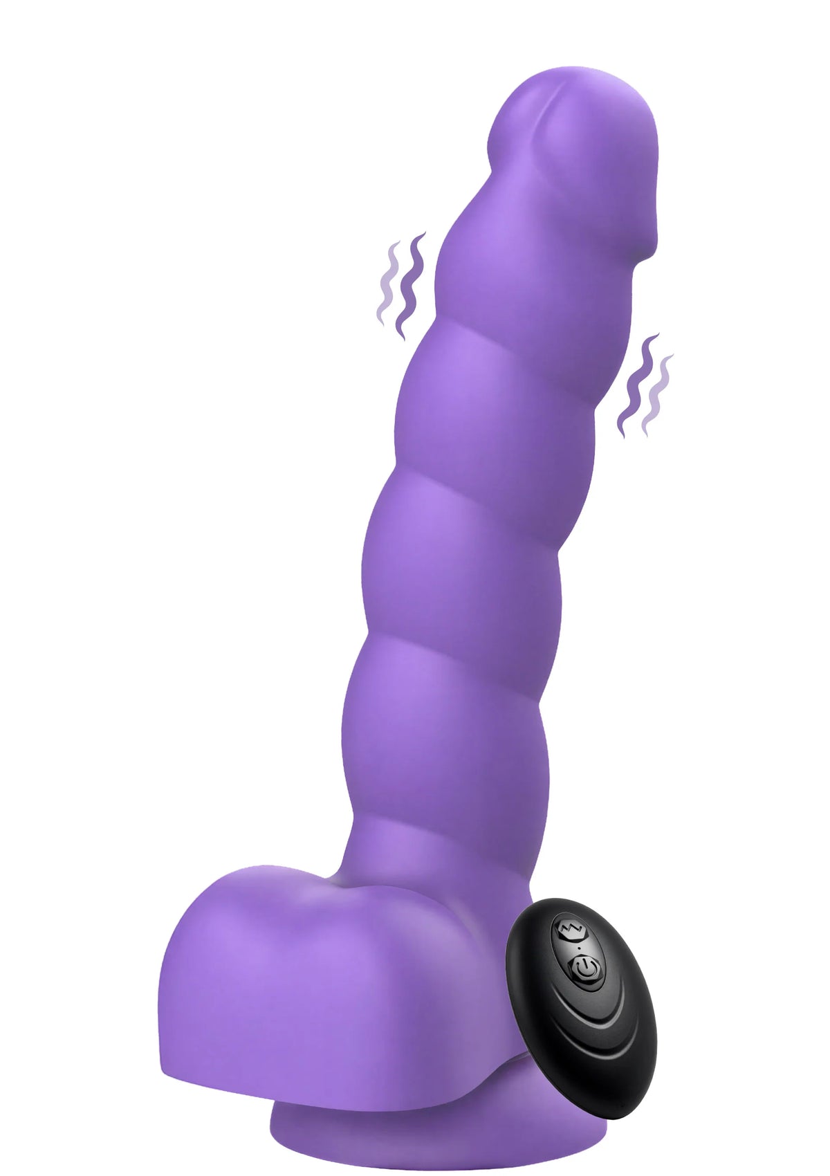 Spiral Tease Vibrating Dildo Silicone L by Playhouse Rogue