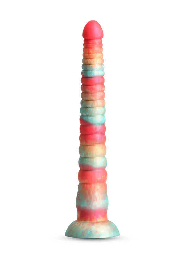 Stacked 12 inch Dildo Red by NS Novelties - Happytoys Sexshop: Toys for Feeling Happy & Easy 😊 - Discreet geleverd