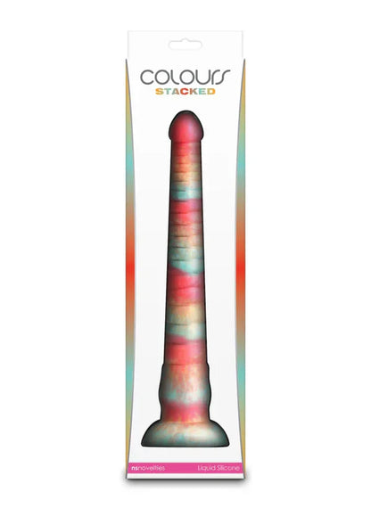 Stacked 12 inch Dildo Blue by NS Novelties - Happytoys Sexshop: Toys for Feeling Happy & Easy 😊 - Discreet geleverd
