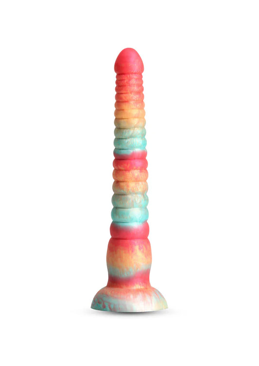 Stacked 9 inch Dildo Red by NS Novelties