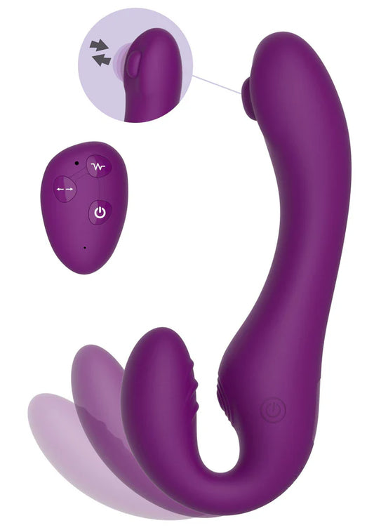 Strapless Strap-On Pulse Vibrator by Xocoon