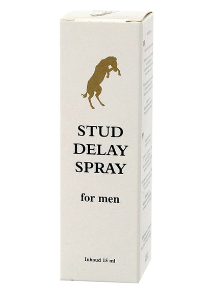 Bestel: Stud Delay Spray 15 ml by Cobeco - bij Happytoys.nl, happytoys.be, Happytoys.ae: erotische sex webshop | liever Happy dan Easy ⭐⭐⭐⭐⭐