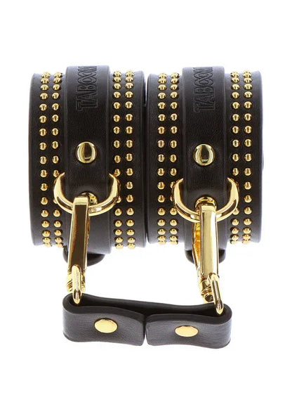 Studded Ankle Cuffs Set by Taboom - Happytoys Sexshop: online sex shop for Feeling Happy & Easy 😊 - Discreet geleverd