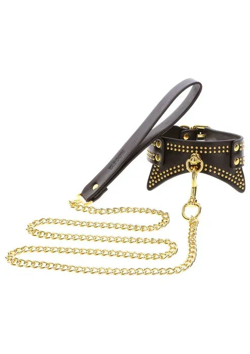 Studded Collar and Leash @ Taboom - Happytoys Sexshop: online sex shop for Feeling Happy & Easy 😊 - Discreet geleverd
