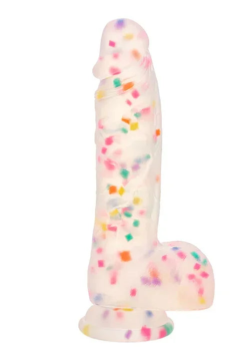 Studs Dildo 15.25 cm @ CalExotics - Happytoys Sexshop: online sex shop for Feeling Happy & Easy 😊 - Discreet geleverd