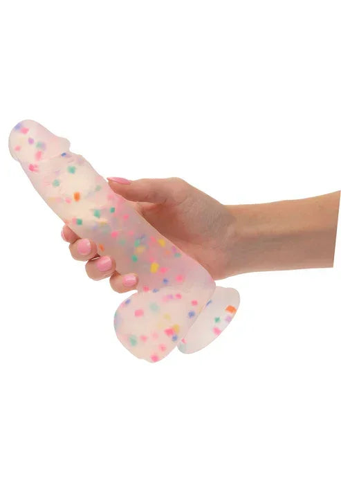 Studs Dildo 15.25 cm @ CalExotics - Happytoys Sexshop: online sex shop for Feeling Happy & Easy 😊 - Discreet geleverd