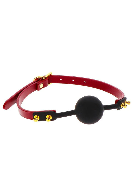 Taboom Bondage in Luxury Silicone Ball Gag - Happytoys Sexshop: Toys for Feeling Happy & Easy 😊 - Discreet geleverd