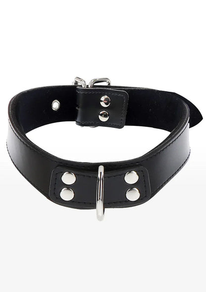 Taboom Bondage Essentials Elegante D-Ring Halsband - Happytoys Sexshop: Toys for Feeling Happy & Easy 😊 - Discreet geleverd