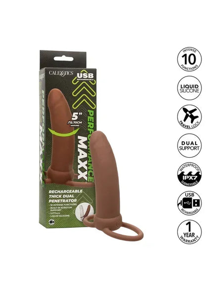 Thick Dual Penetrator by CalExotics - Happytoys Sexshop: online sex shop for Feeling Happy & Easy 😊 - Discreet geleverd