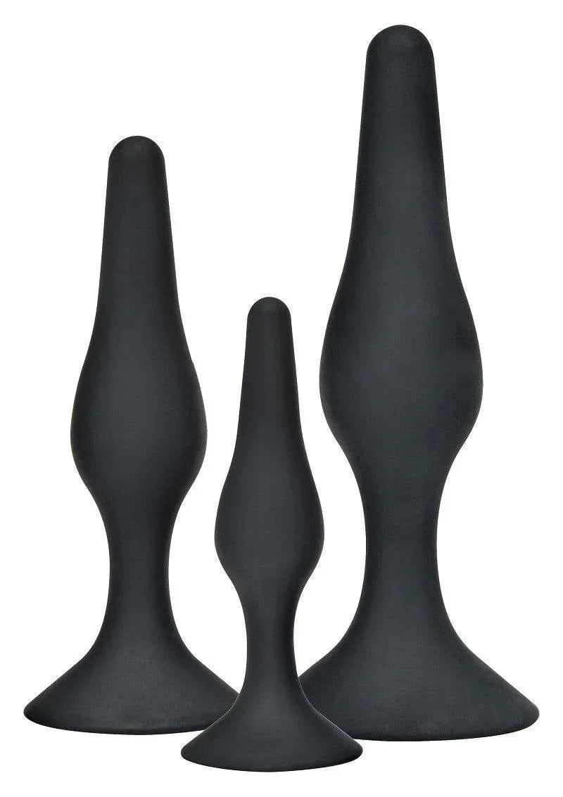 Anal Play Curvy Companions Kit 3pcs by ToyJoy - Happytoys Sexshop: Toys for Feeling Happy & Easy 😊 - Discreet geleverd