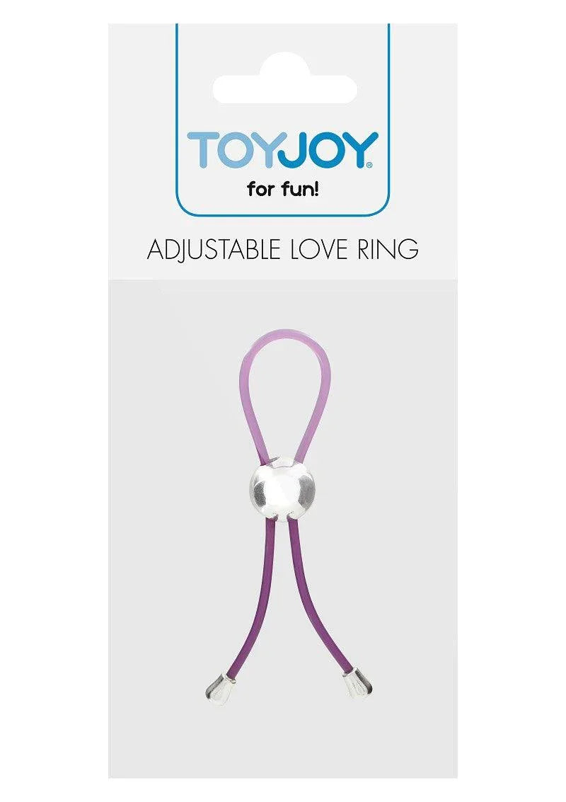 Basics Adjustable Love Ring by ToyJoy - Happytoys Sexshop: Toys for Feeling Happy & Easy 😊 - Discreet geleverd