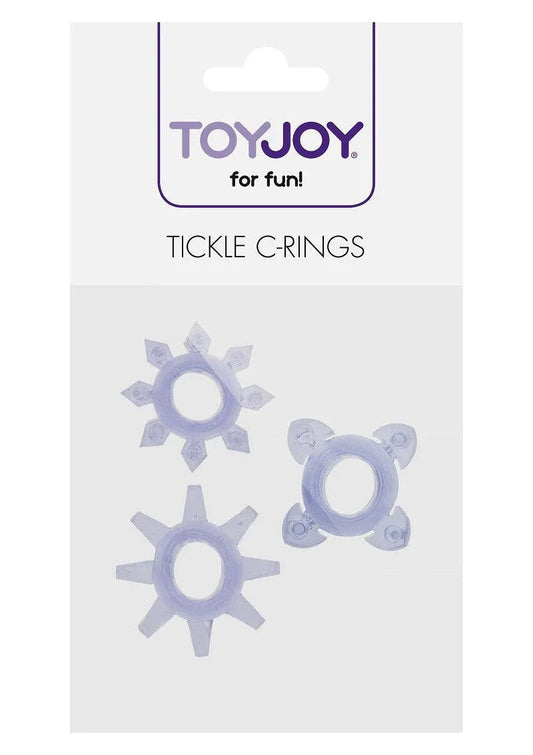 Basics Tickle C-Rings by ToyJoy - Happytoys Sexshop: Toys for Feeling Happy & Easy 😊 - Discreet geleverd