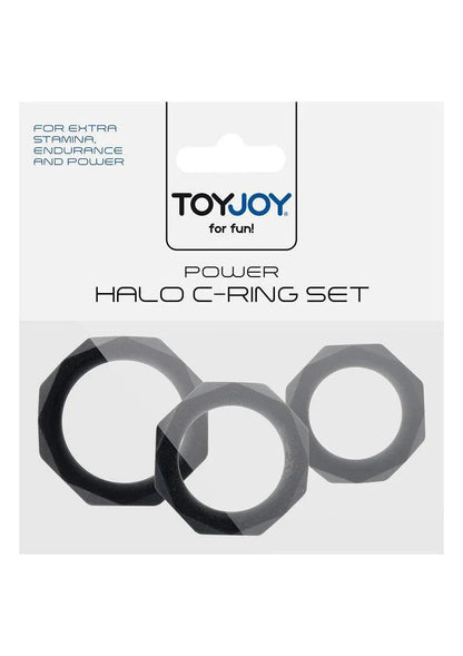 ToyJoy Manpower Power Halo C-Ring Set - Happytoys Sexshop: Toys for Feeling Happy & Easy 😊 - Discreet geleverd