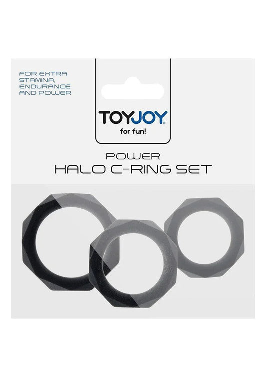 ToyJoy Manpower Power Halo C-Ring Set - Happytoys Sexshop: Toys for Feeling Happy & Easy 😊 - Discreet geleverd