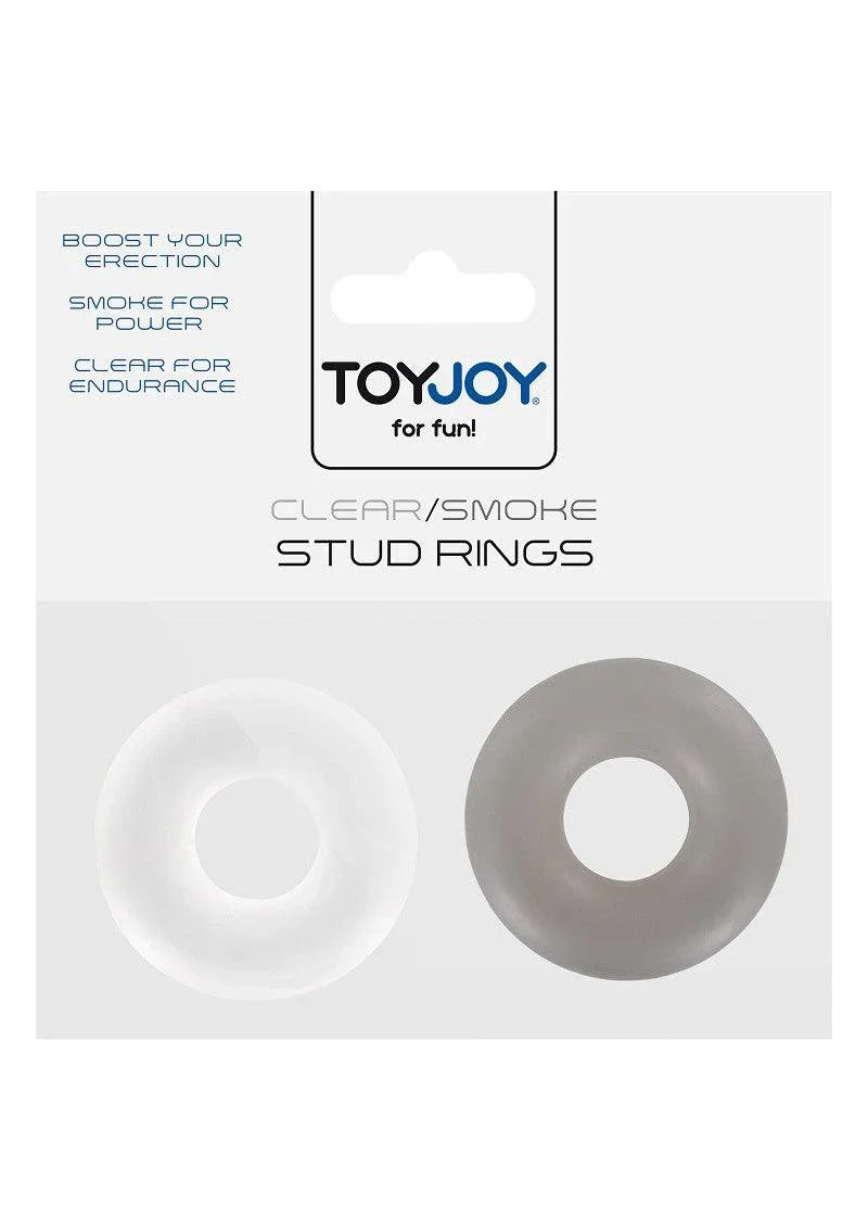 Manpower Stud Rings 2pcs by ToyJoy - Happytoys Sexshop: Toys for Feeling Happy & Easy 😊 - Discreet geleverd
