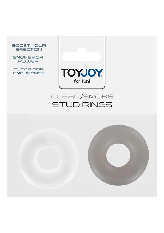 Manpower Stud Rings 2pcs by ToyJoy - Happytoys Sexshop: Toys for Feeling Happy & Easy 😊 - Discreet geleverd