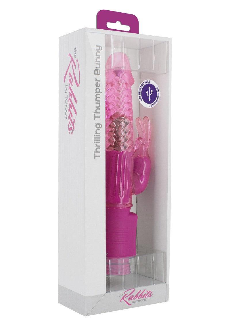 The Rabbits Thrilling Thumper Bunny by ToyJoy - Happytoys Sexshop: Toys for Feeling Happy & Easy 😊 - Discreet geleverd