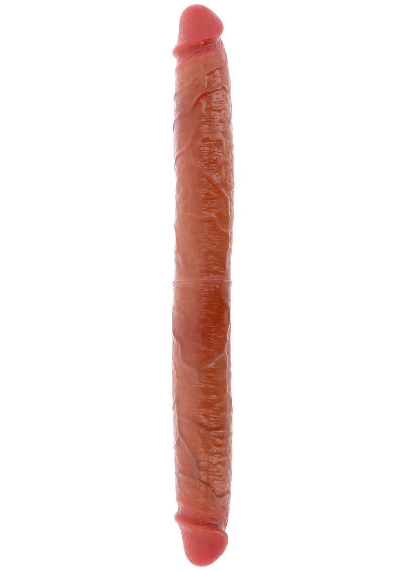 Get Real Silicone Foreskin Double Dong 46 cm by ToyJoy - Happytoys Sexshop: Toys for Feeling Happy & Easy 😊 - Discreet geleverd