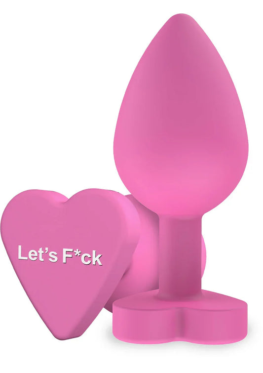 Let's Fuck Buttplug by Toyjoy - Happytoys Sexshop: Toys for Feeling Happy & Easy 😊 - Discreet geleverd