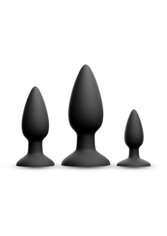 Bestel: Triple Strike Anal Kit by NS Novelties Renegade - buttplugs bij Happytoys.nl, happytoys.be, Happytoys.ae: erotische sex webshop | liever Happy dan Easy ⭐⭐⭐⭐⭐ - Default Title - 18989 - BLACK