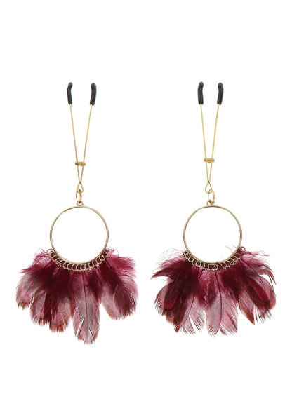 Bestel: Tweezers With Feathers by Niple Play by Taboom - tepel toys bij Happytoys.nl, happytoys.be, Happytoys.ae: erotische sex webshop | liever Happy dan Easy ⭐⭐⭐⭐⭐