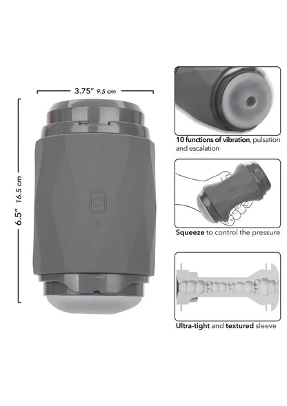 Vibro Squeeze Stroker by CalExotics